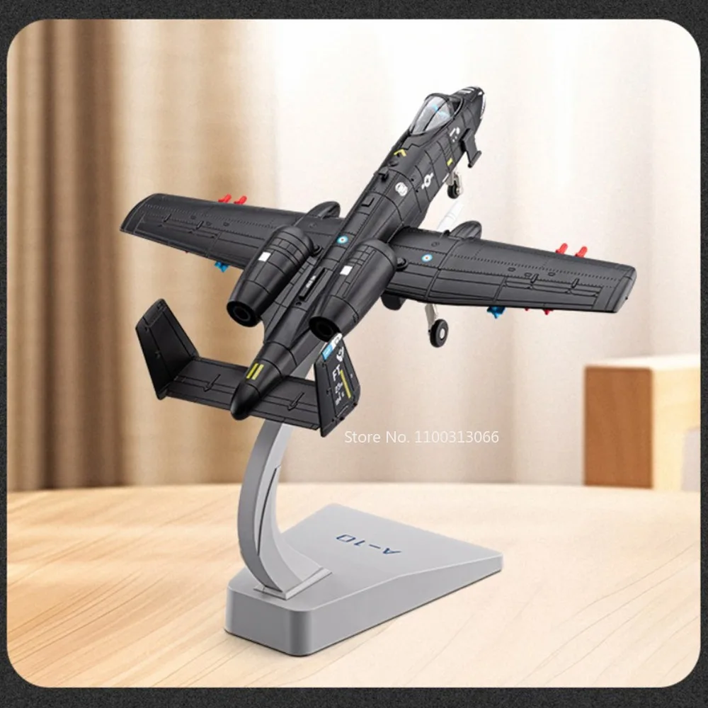 1:32 A-10 サンダーボルト II ‌   F-14 戦闘機のおもちゃモデル ライトサウンドキャビンが開くことができるミニチュア飛行機モデル 子供の誕生日プレゼント用