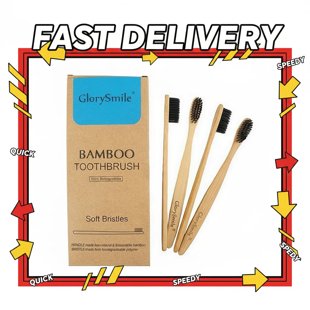 1/4pcs Bamboo Toothbrushes Soft Bristles Toothbrush Eco Friendly Biodegradable Wooden Handle Teeth Whitening Brush Dental Care