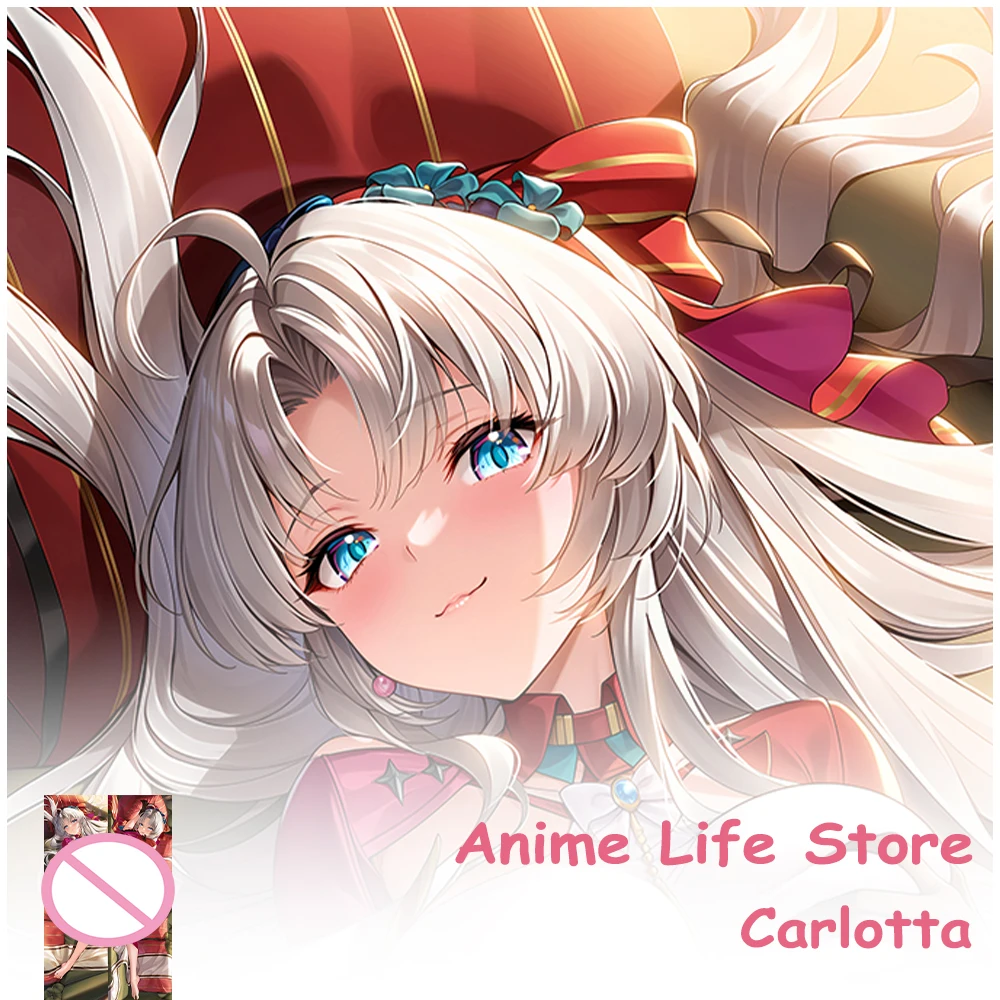 Dakimakura Anime Wuthering Waves Carlotta Long Pillowcase Hugging Body Cosplay Props Otaku Bedding Cushion Covers Decor Room
