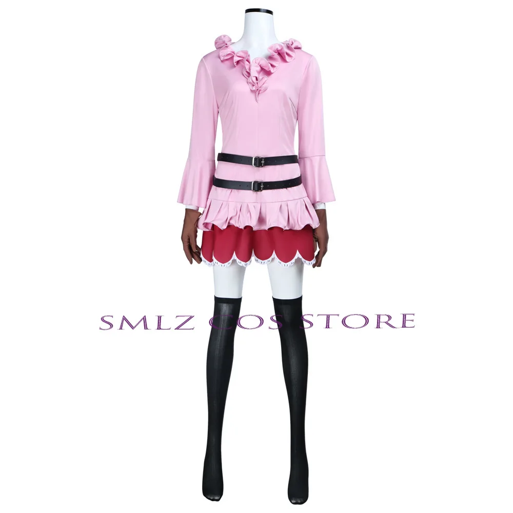 Anime Koala Cosplay Costume Woman Koala Pink Dress Hat Sexy Uniform Wig Set Halloween Carnival Party Play Outfit for Women view 2