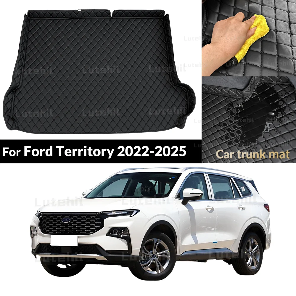 

For Ford Territory 2022 2023 2024 2025 Car Trunk Mat Custom Protective Pad Cargo Liner Auto Interior Accessories