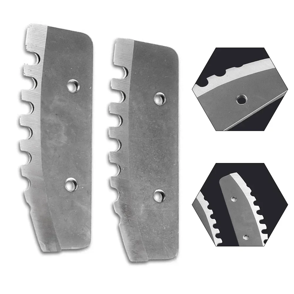 

2pcs/set 8-Inches Stainless Steel Auger Blades Ice-Auger Blades For Power Ice Auger Tool Power Tool Replacement Accessories
