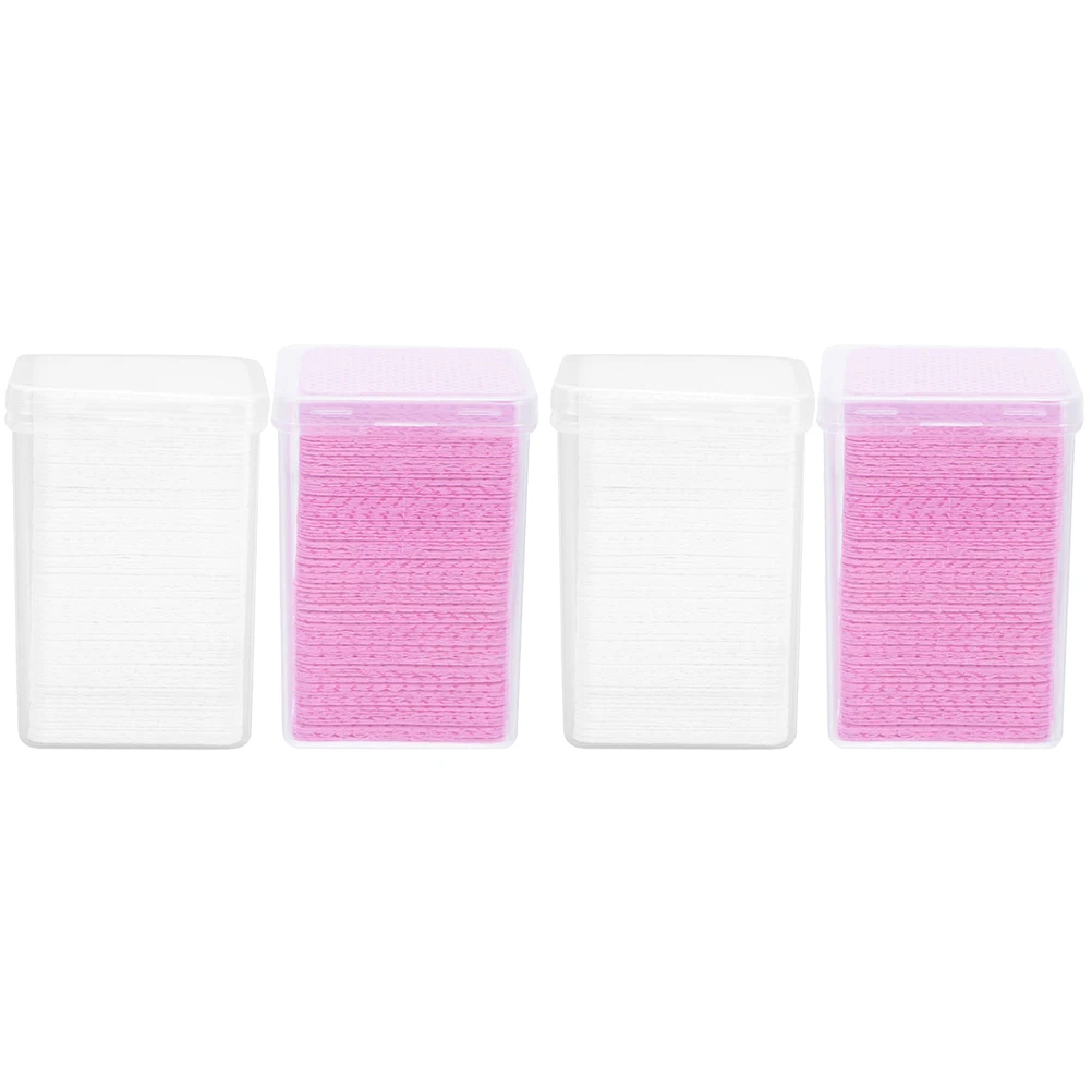 800 قطعة رمش الغراء إزالة وسادات قطنية لينة غير تساقط مناديل التنظيف صالون توريد رمش تمديد مزيل تطعيم الغراء #3