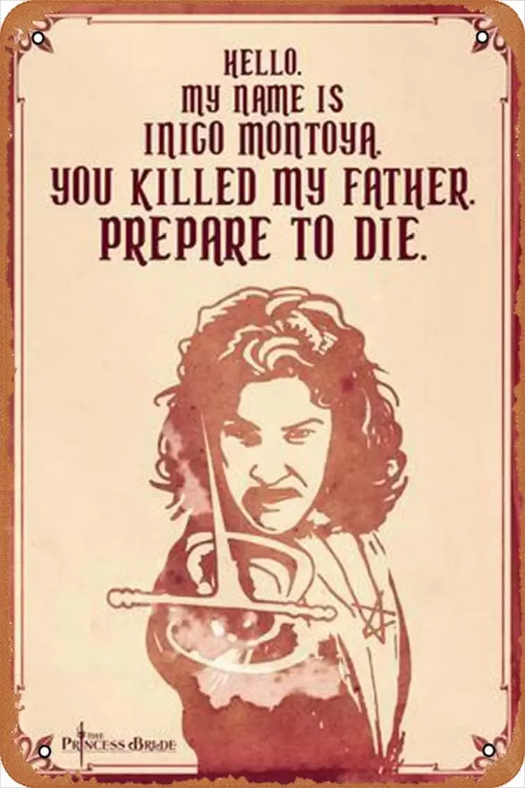 เจ้าสาวเจ้าหญิง-สวัสดีผมชื่ออินนิโกมอนโตย่าโปสเตอร์การเดินทางแบบย้อนยุคโปสเตอร์เหล็กภาพวาดสัญลักษณ์ดีบุกเครื่องตกแต่งฝาผนังวินเทจสำหรับ C