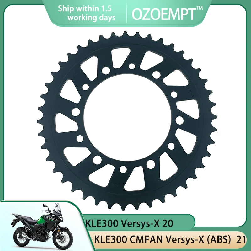 

Задняя звездочка для мотоцикла OZOEMPT 520-46T, подходит для KLE300 Versys-X KLE300 CMFAN,CNFAN,CPFAN Versys-X (ABS) FZ6 Fazer 04-08