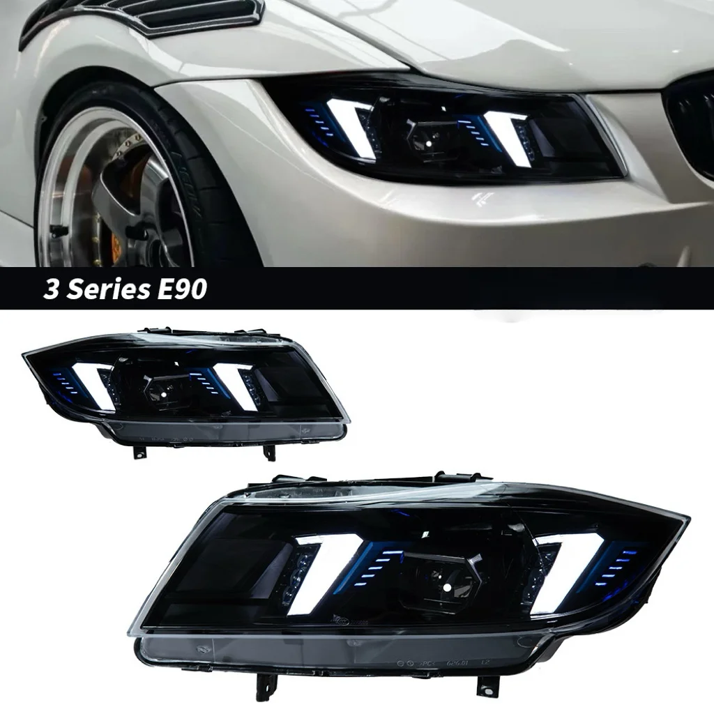 

Подходит для светодиодных фар 05–12, светодиодные модернизированные фары Plug and Play, подходящие для E90-E90LCI