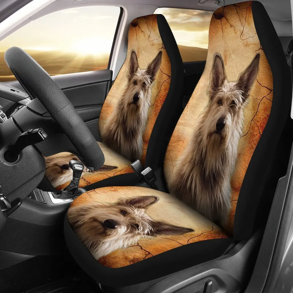 Berger Picard Print Car Seat Covers Set 2 Pc, Car Accessories Seat Cover