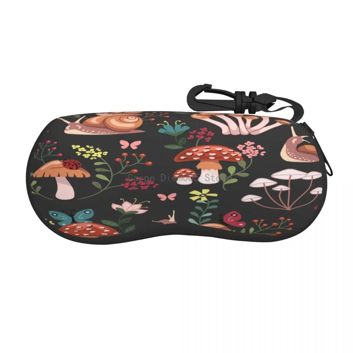 

Glasses Bag Protective Case Whimsical Mushrooms Snails Ladybugs Women Men Sunglasses Case Box Reading Eyeglasses Box Accessories