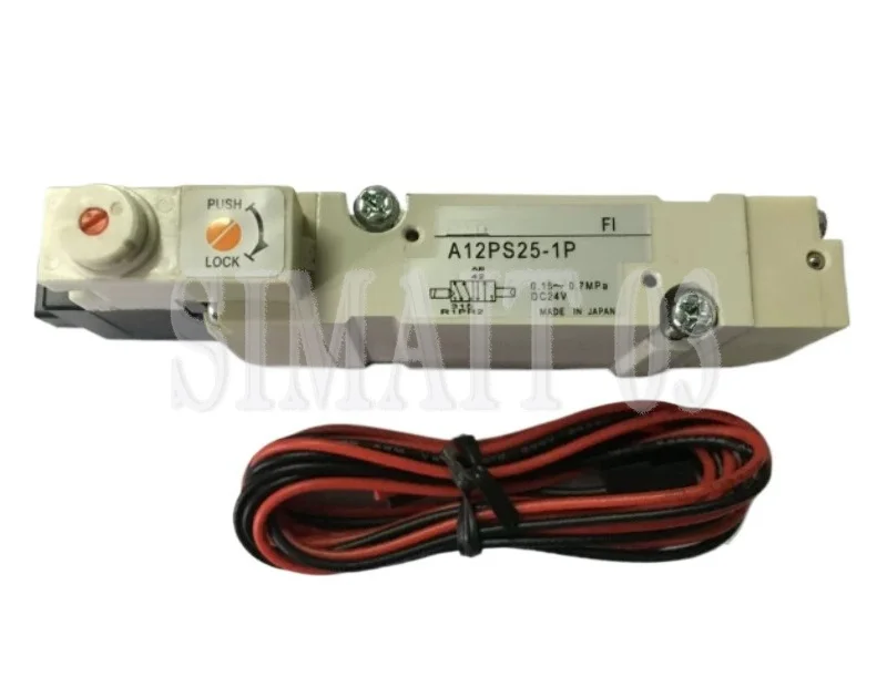 A05PS25-1P Solenoid Valve: Direct Acting, 5-Port 2-Position, Base Mounted, DC24V