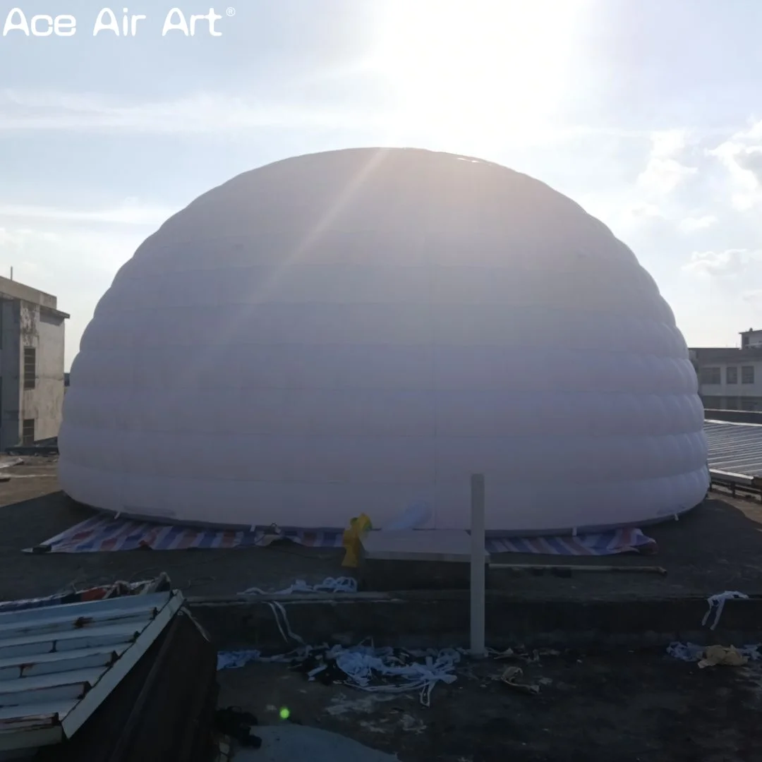 Gigantische opblaasbare koepeltent voor buiten, iglo |   Evenementtentoonstelling voor merkpromotie en marketingweergave