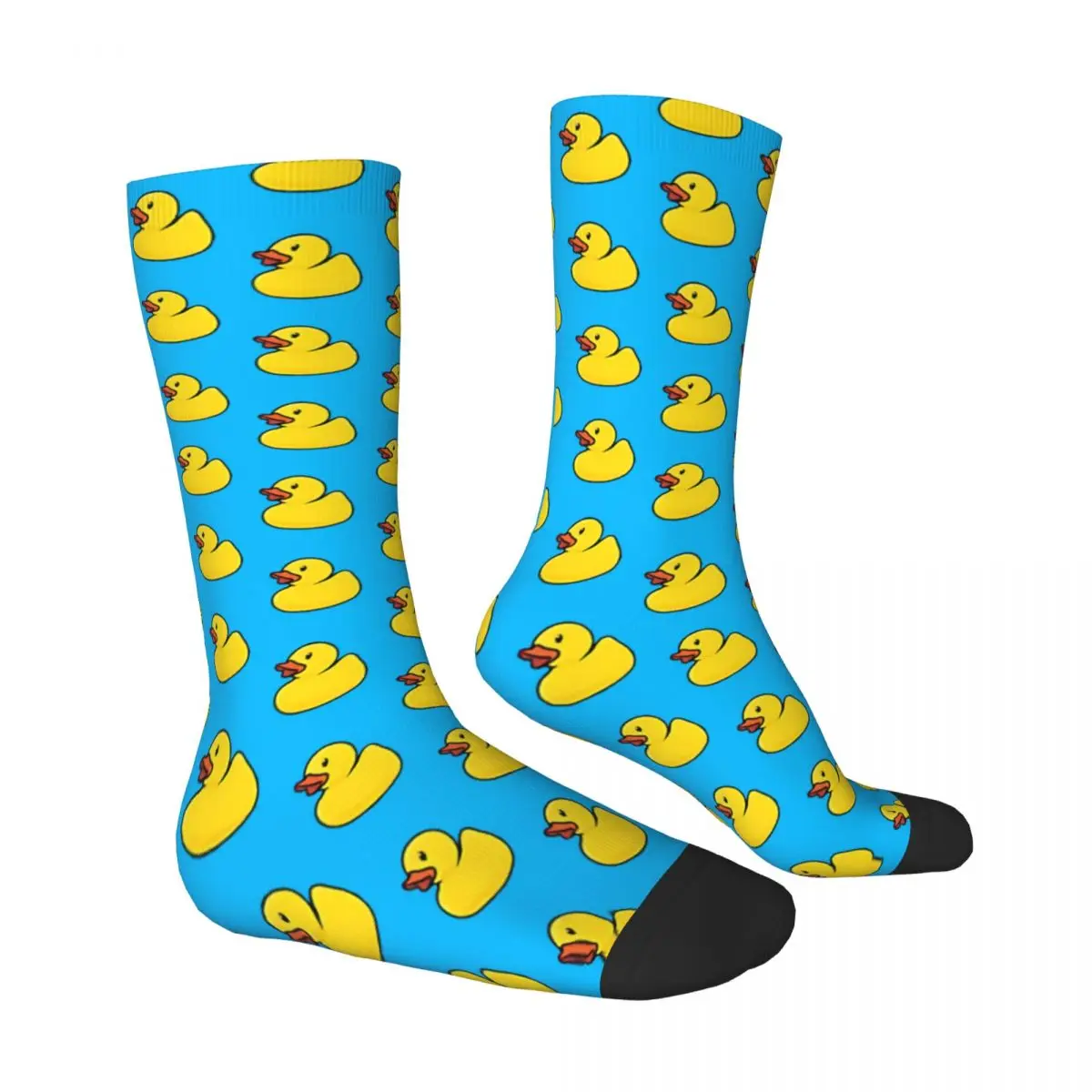 Rubber Duck Socks Male Mens Women Winter Stockings Printed