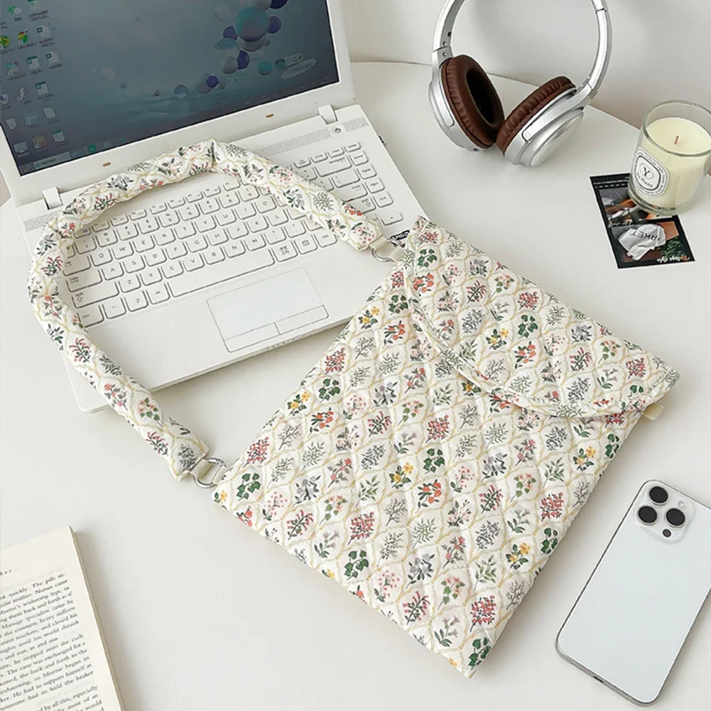 Funda acolchada para ordenador portátil, funda protectora para IPad 11, 13, 15 pulgadas, bolsa Floral para ordenador portátil para mujeres y niñas, funda para tableta