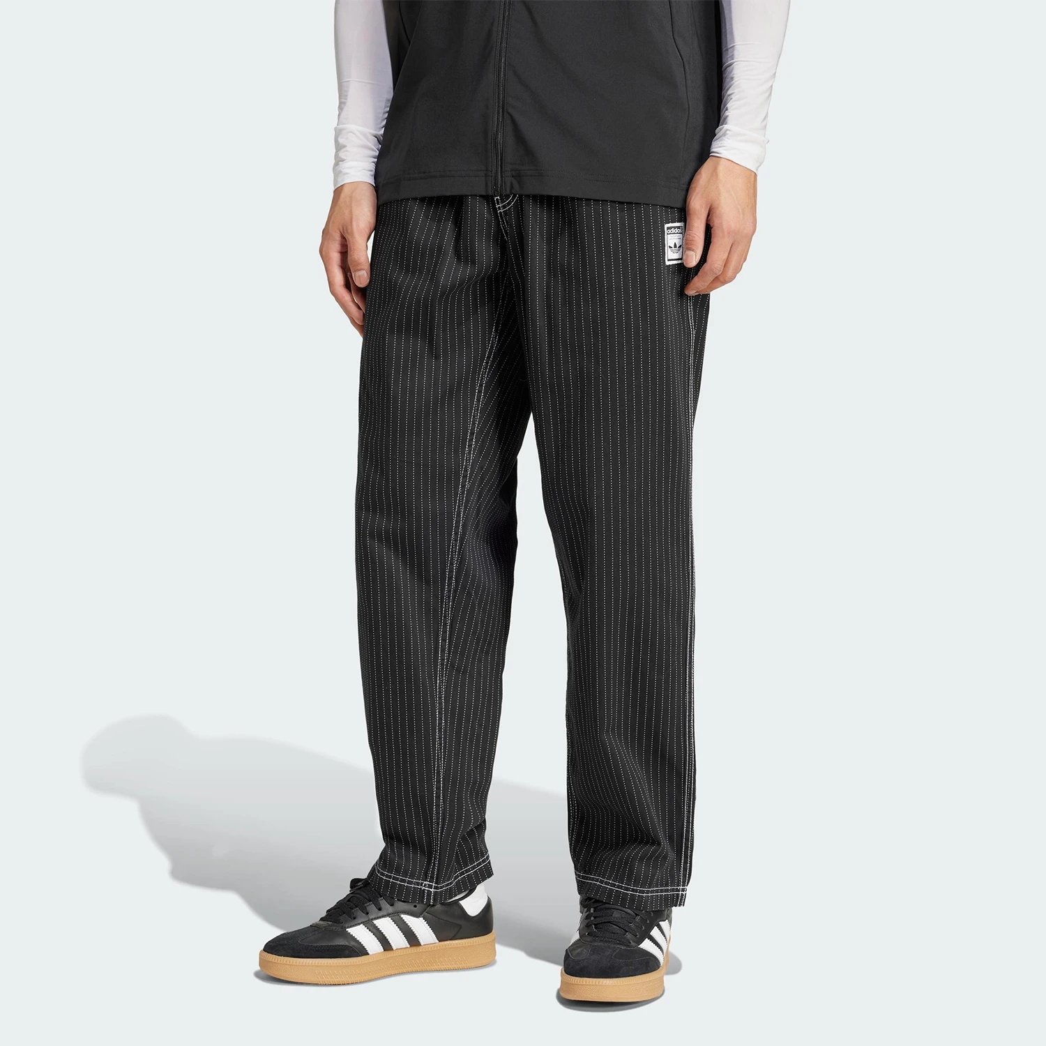 

Adidas genuine genuine Three Stripes Striped Retro Men's Casual Straight Leg Pants JP4489