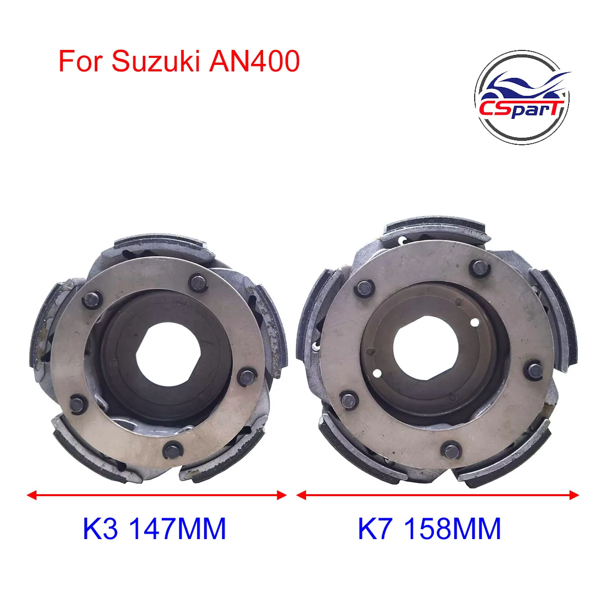 Odśrodkowy blok sprzęgła Assy napędzany dla Suzuki AN400 Burgman AN 400 400S 1999-2006 2007-2014 K3 K7