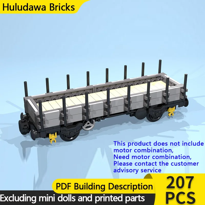 

Модель городской автомобиль MOC, строительные кирпичи, 4-колесный серый кол, вагон, модульная технология, детские праздничные подарки, сборка игрушек, костюм