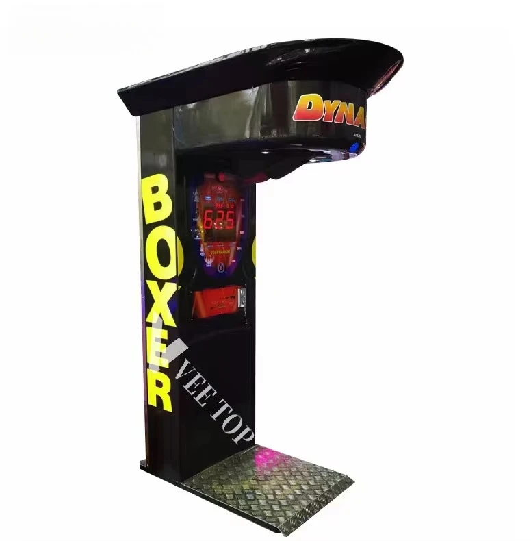 آلة ألعاب الملاكمة الإلكترونية في نهاية المطاف آلة ألعاب الملاكمة الكبيرة اللكم ممر محاكاة آلة التجارة #2