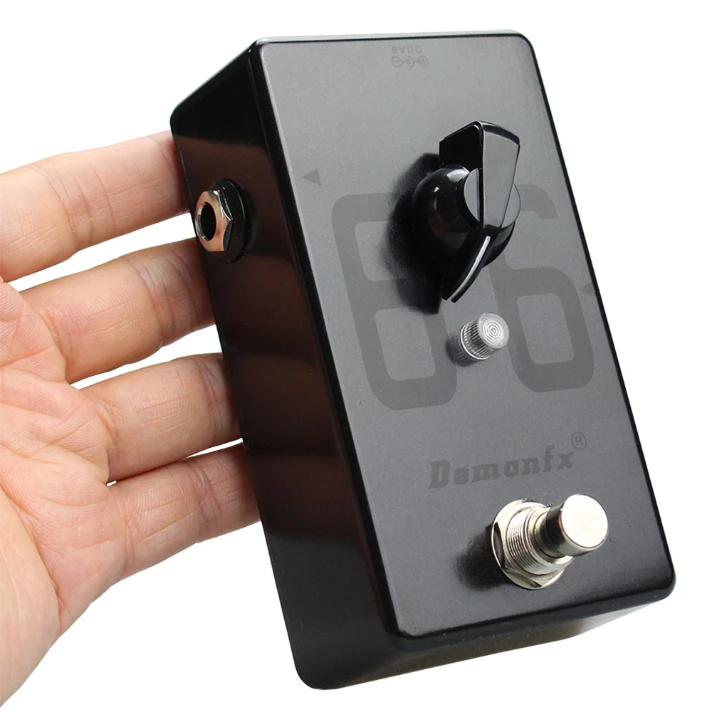 Demonfx-Pedal de Efeito Guitarra com Amplificador, Preamp Booster, Limpo, Interruptor de Canal, Alta Qualidade, 66, Novo