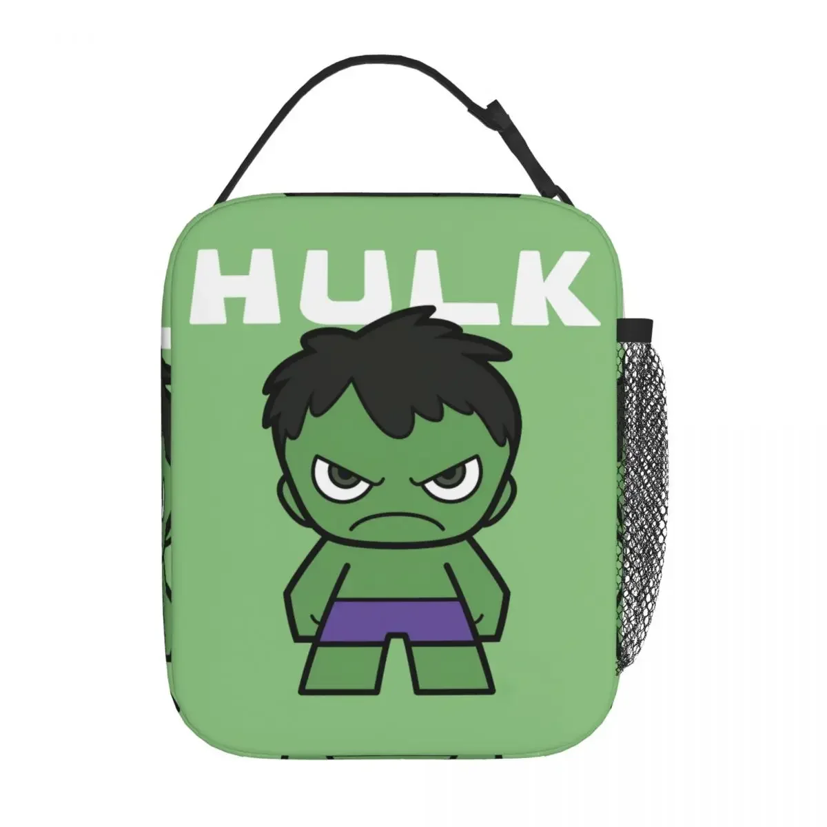 Cute Mini Hulk Insulated Lunch Bag Portable Meal Container Cooler Bag Lunch Box Tote Beach Travel Girl Boy