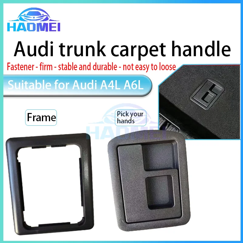 8E5 863 627 Rear Trunk Liner Cargo Boot Carpet Handle Cover For Audi A3 S3 A4 B6 B7 B8 S4 A5 S5 A6 C6 C7 A8 For VW Phaeton