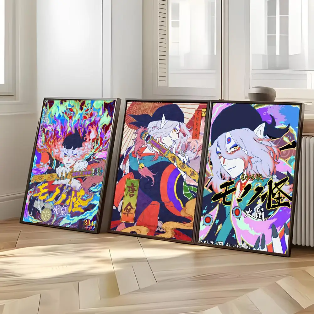 anime ukiyo-e M-Mononoke Poster Distinct Home Decor Concepts Chic Indoor Art Pieces