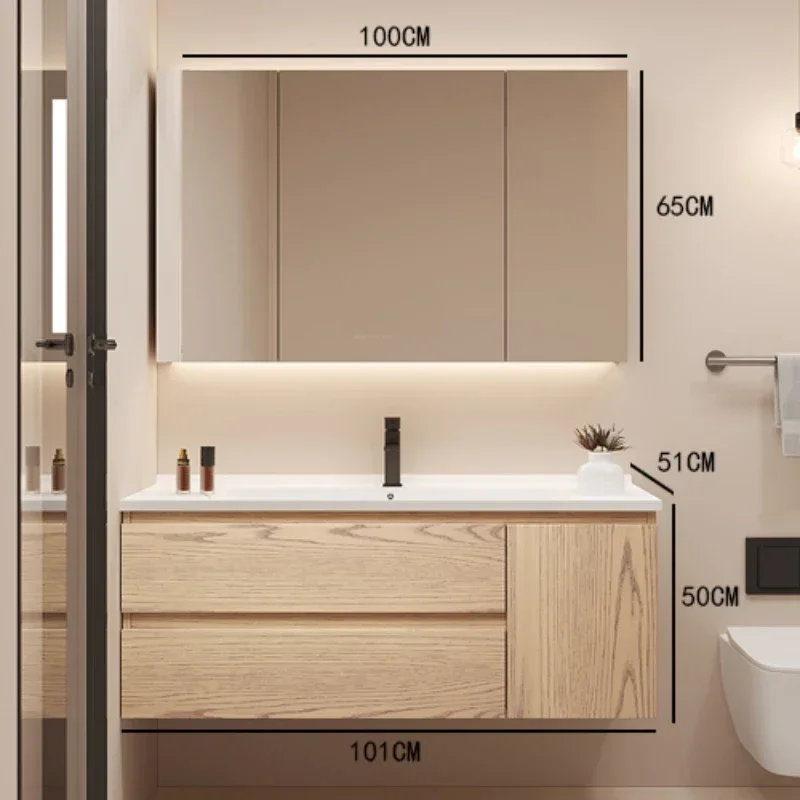 

Cabinet Bathroom Furniture Double Washbasin Mirror Filing Cabinets Luxury Bathroom Cabinet with Mirror Bathroom Cabinet Шкаф