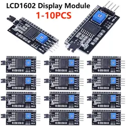 1-10PCS IIC I2C TWI SPI Serial Interface Board 1602 2004 LCD1602 Adapter Plate LCD Adapter Converter Module PCF8574 For Arduino