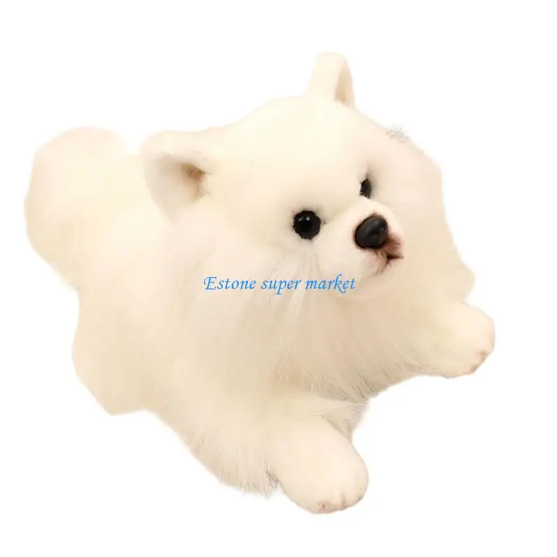 090B Life Like Dog Plush Toy for Adult Kids Cuddle Animal Dog PP Cotton Cuddle Toy