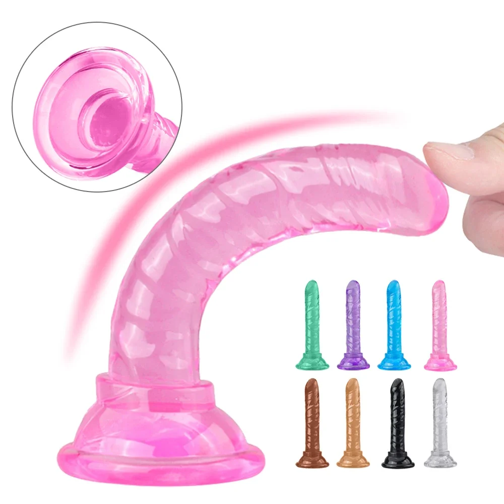 Realistic Dildo Strap On Penis Dildo With Suction Cup Butt Plug Colorful Sex Toys For Men Women Fake Dick Penis G Spot Toys