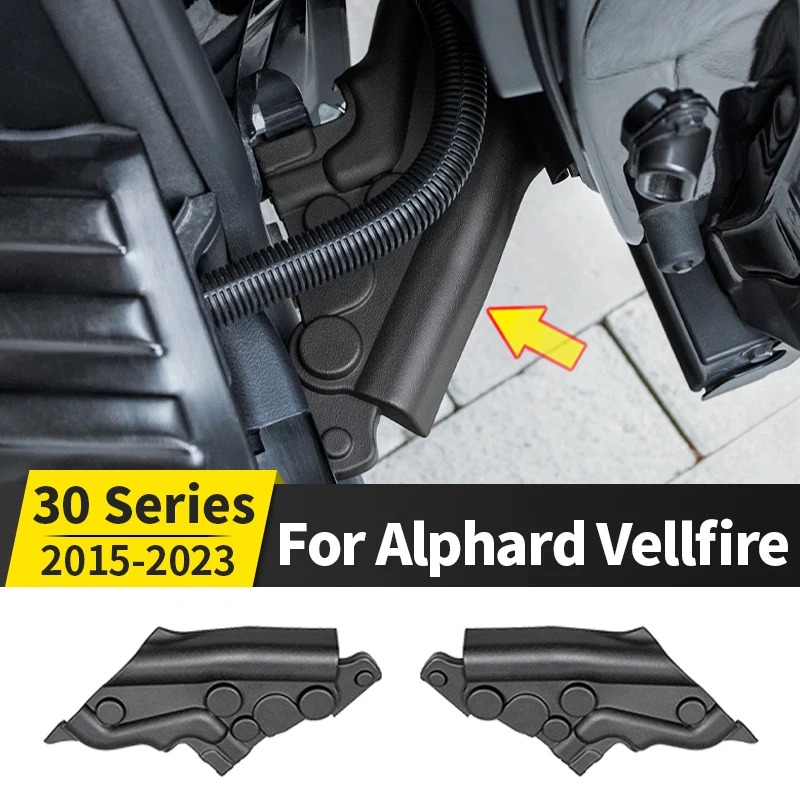 For Toyota Alphard Vellfire 30 Series 2015-2023 2022 2021 2020 2019 20218 AH30 Door Track Protective Cover Interior Accessories