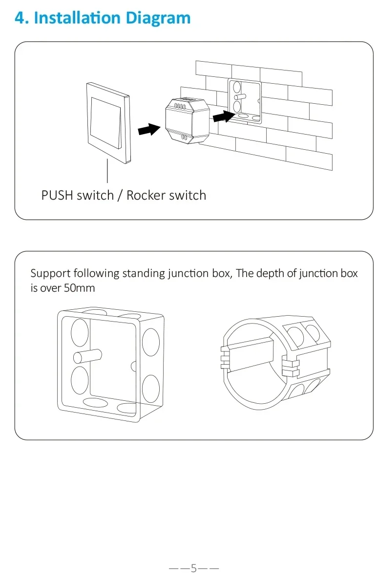 MiBoxer AC Triac Dimmer RF Push Dimmer TRI-C1/TRI-C1WR/TRI-C1ZR 110V 220V App/Voice/Remote Control for LED Bulb Strip Lights