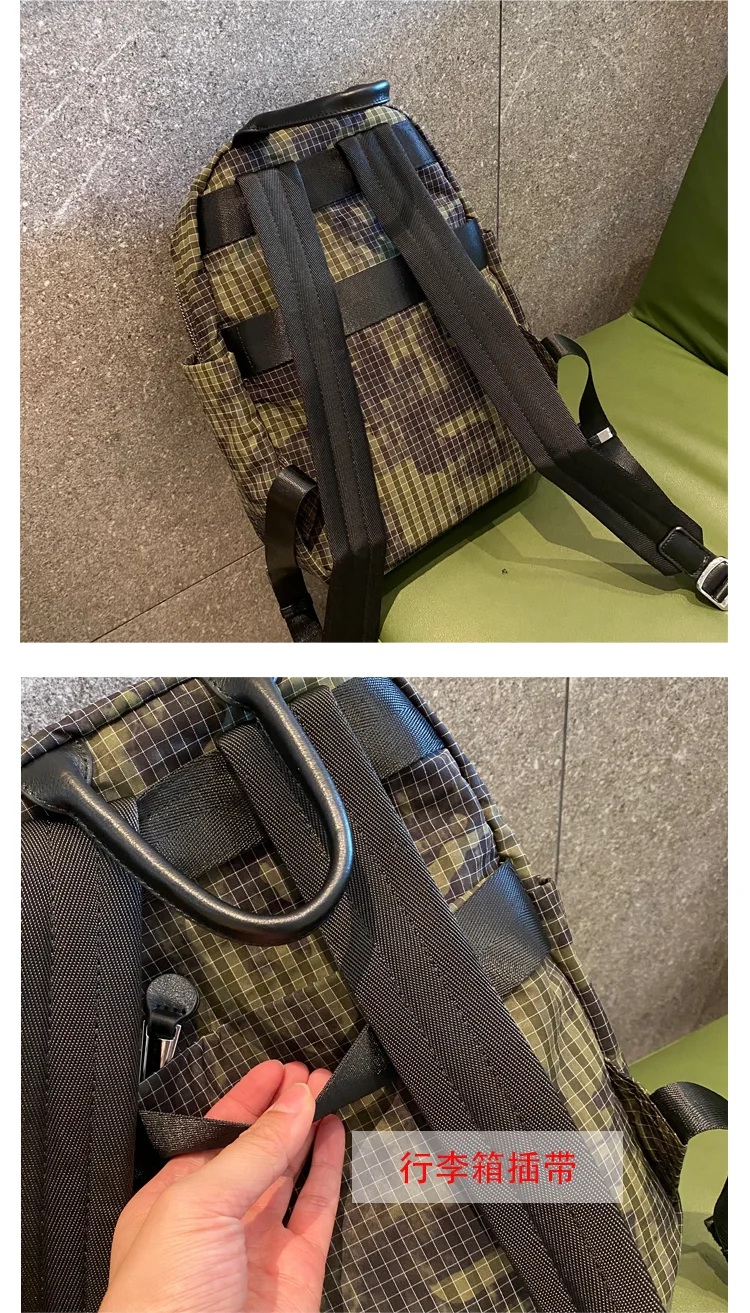 Luxury Brand Bolsa Feminina Backpack Women's 2025 New Mochila Femenina Camouflage Campus Girls Schoolbag Trendy Backpack