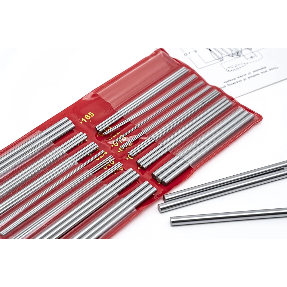 48pcs Thread Measuring Wire Set 0.5mm To 6mm Pitch Thread Wire 3-wire Test Wires For Measure External Threads 60inch Threads