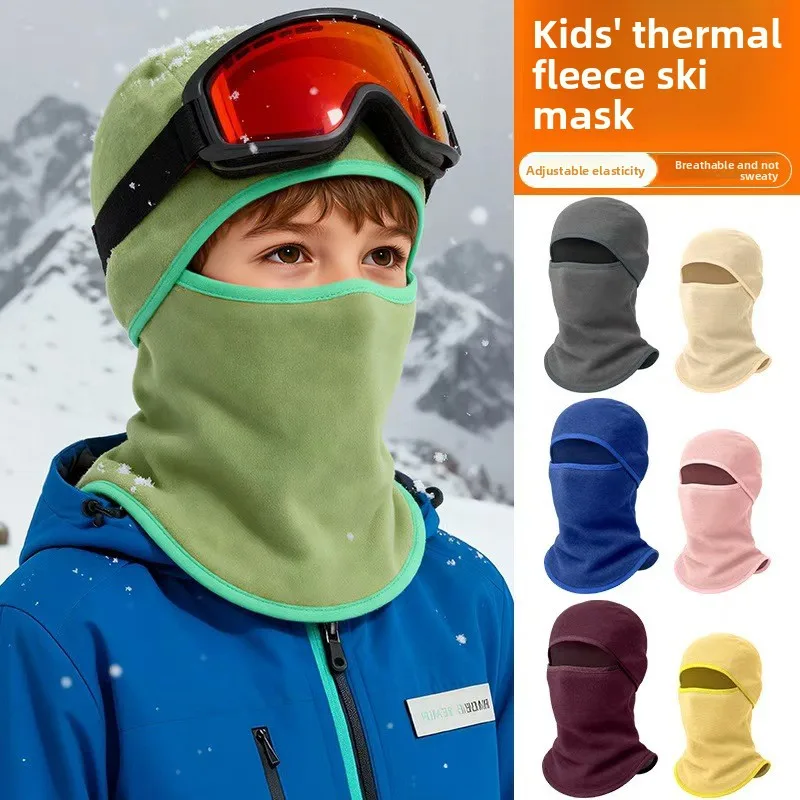 Multifunctional Parent-child Winter Head Cover Windproof Thermal Full Face Mask Hat Cycling Warm Protective Outdoor Headwear