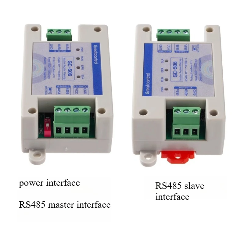 GC-506 Registrar Dirección Convertidor Bidireccional Grado Industrial Protocolo Modbus USB-RS485