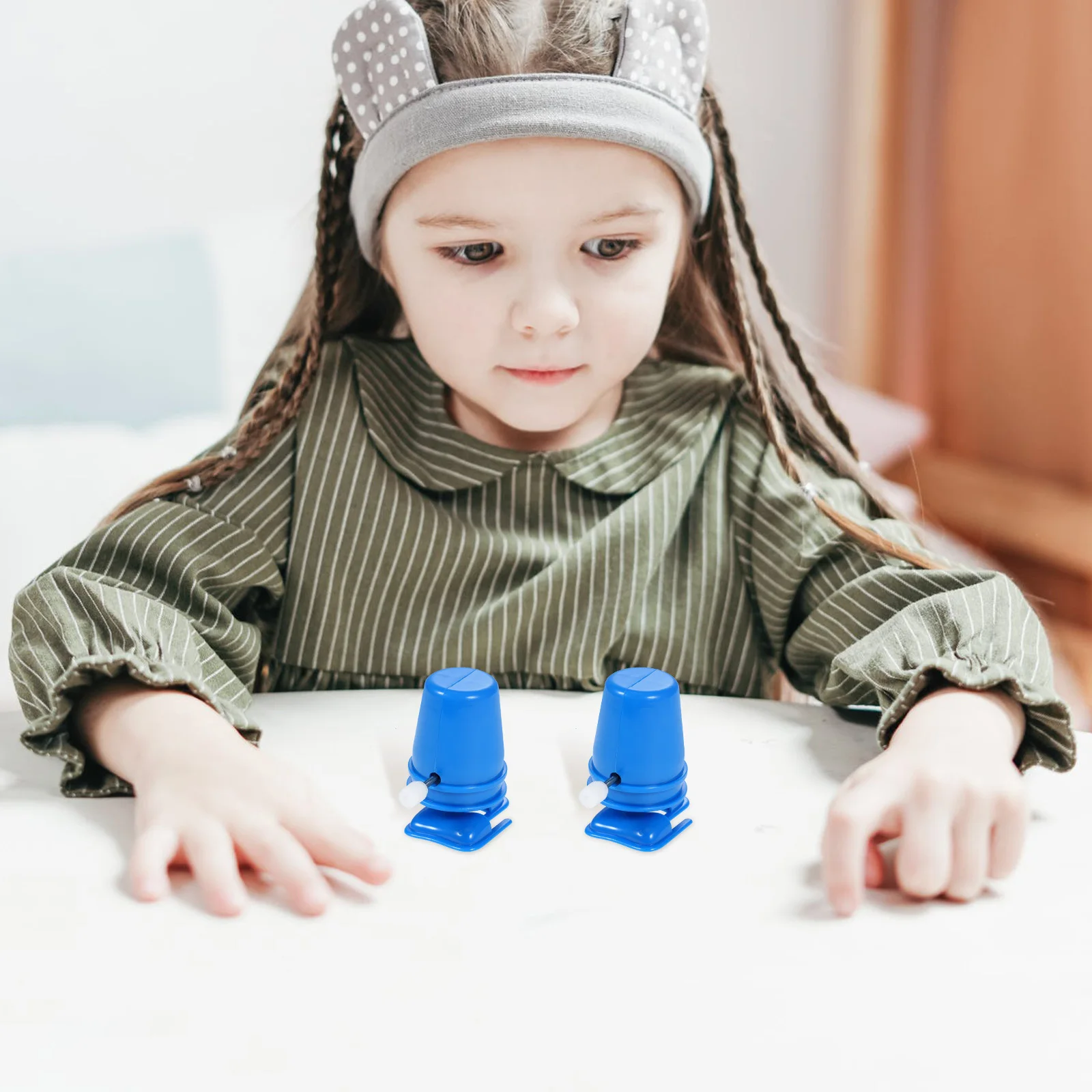 6pcs Replacement Clockwork Legged Robot Movement Mini DIY Accessory Compact Rewinding Part for Toy Repairing and Custom Projects