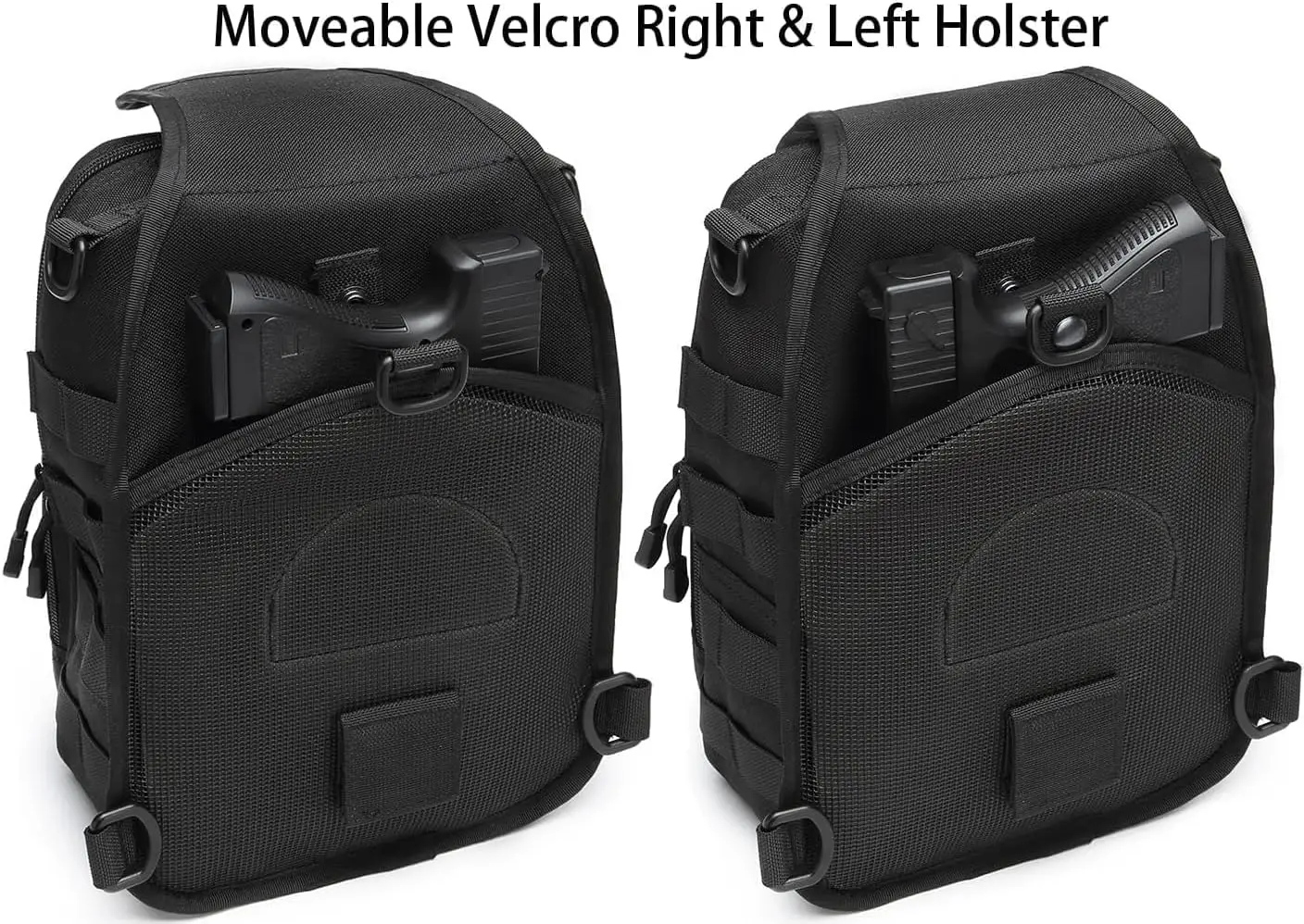 Small Tactical Sling Bag for Men with Holster Military EDC Shoulder Bag CCW Crossbody Bag 7 Liters