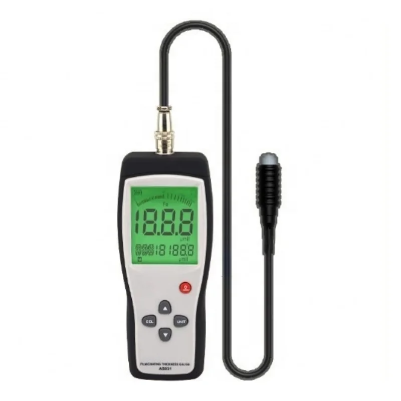 Measuring Range 0-1800um Film Coating Thickness Gauge Iron-based Digital Thickness Meter