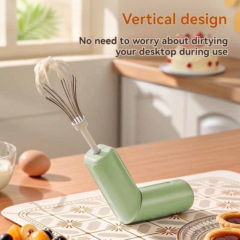 Xiaomi اللاسلكية الكهربائية خافق البيض المنزل استخدام كريم خفقت طوي كعكة الخبز التلقائي آلة الضرب البيض قابلة للشحن