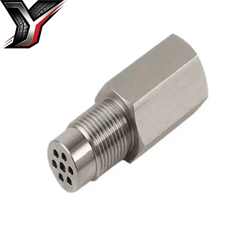 M18×1.5 Extension Adapter Connector, O2 Oxygen Sensor Mini Catalytic Converter, New Auto Modification Screw Fitting
