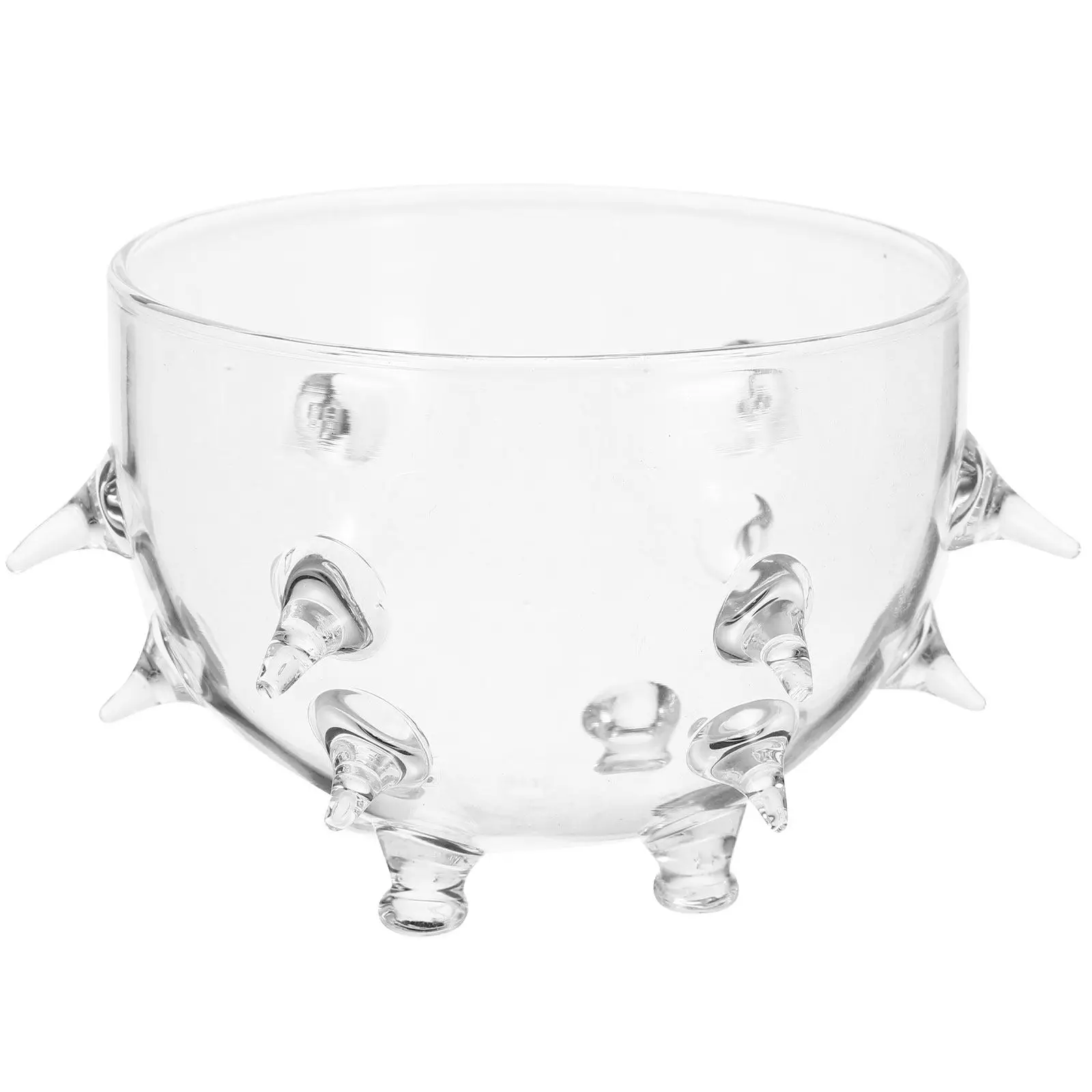 

Large Clear Glass Salad Bowl for Fruit Dessert Serving Perfect Kitchen Dining Home Decor Party Snack Storage Bowl