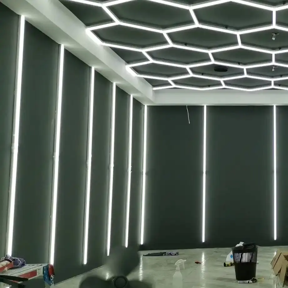 

1175mm LED Garage Lighting Tube Wall Light Assemblable Ceiling Mount for Workshop Barbershop Hair Salon