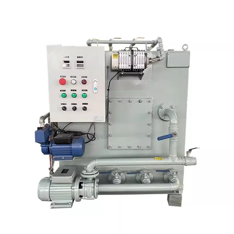 

Marine domestic sewage treatment device, sewage treatment device