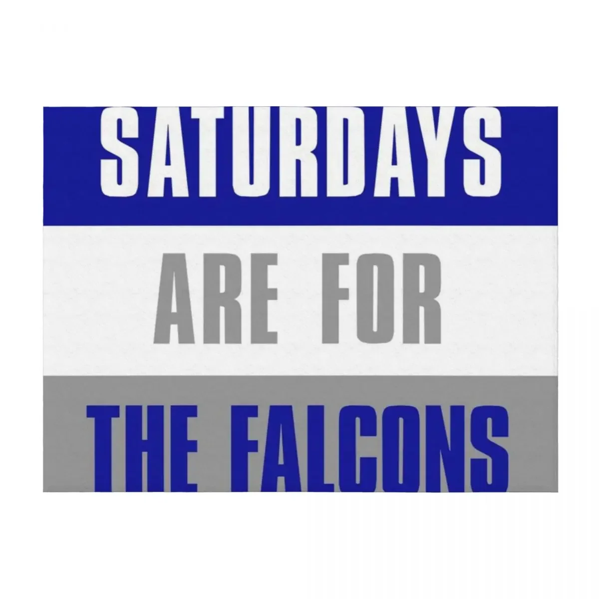 

Saturdays are for The Falcons, Concordia University Wisconsin Throw Blanket Soft For Baby Soft Plaid Blankets