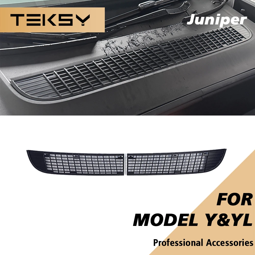TEKSY For Tesla New Model Y YL Y L 2025  2026 Launch Juniper Air Conditioner Inlet Net Anti Insect Dust Proof