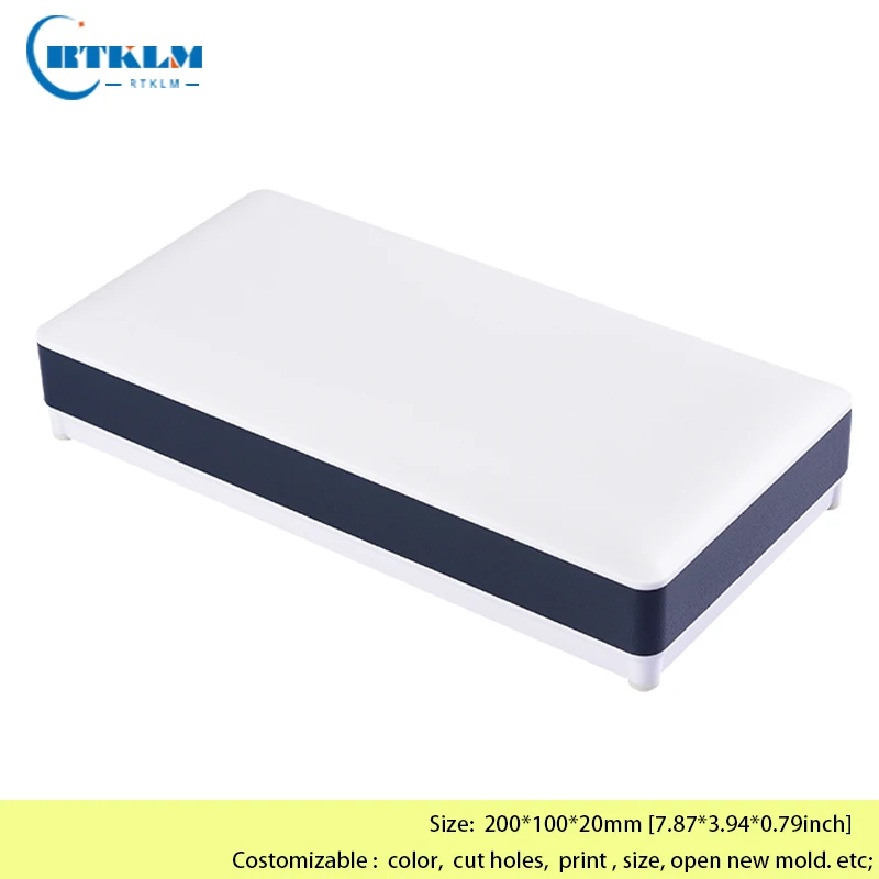 Aluminium Project Box DIY Distribution Box Control  Electrical EnclosureABS Plastic Junction Box 200*100*20mm