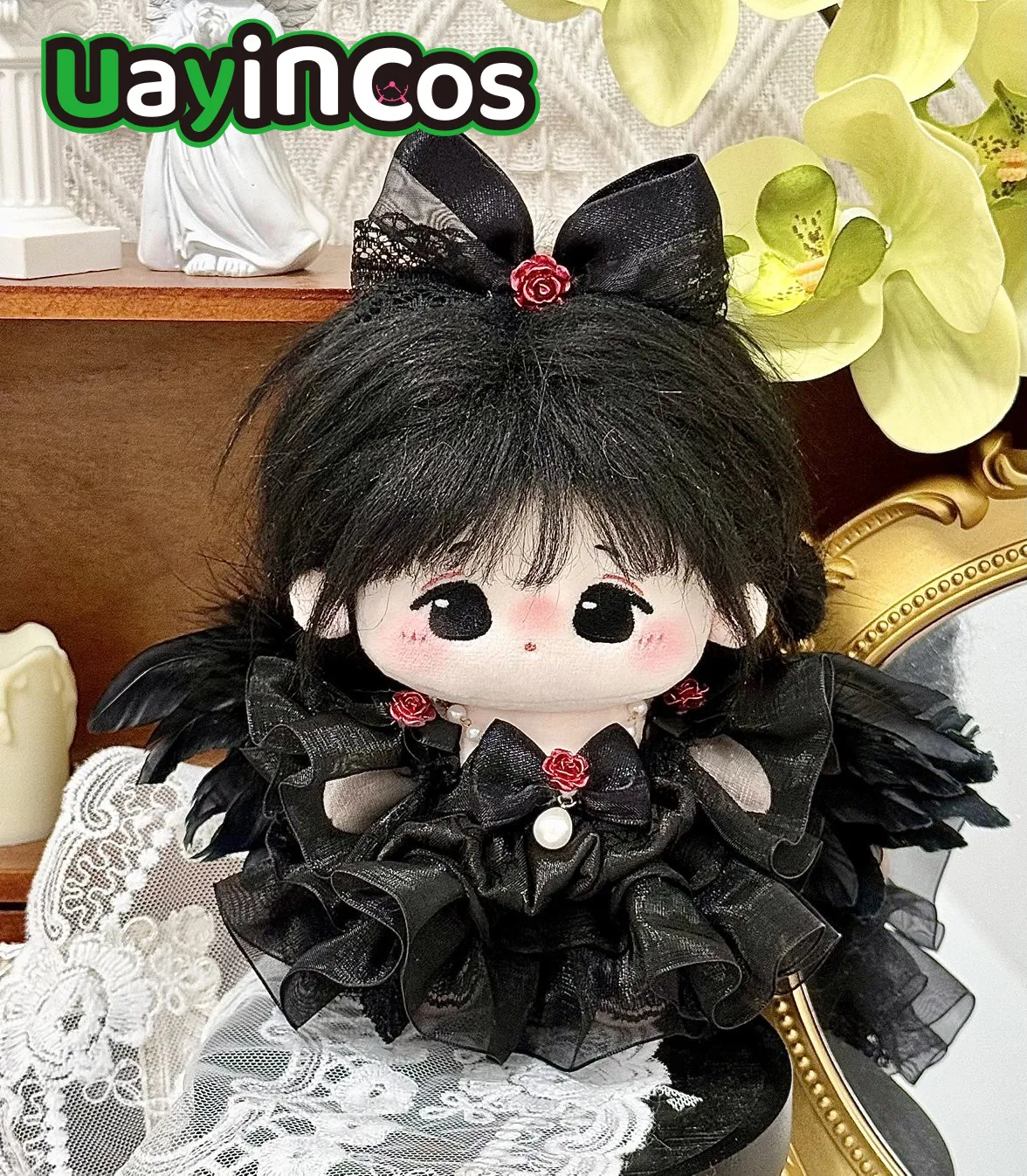 

В наличии: Одежда для кукол 10 см, крылья ангела, банты, аксессуары для волос, юбка с жемчугом, костюм, наряд, игрушка-аниме, подарки для детей