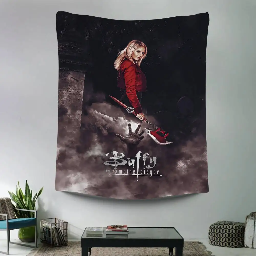 1 قطعة بافي مصاص الدماء القاتل الفيلم الكلاسيكي المطبوعة نسيج كبير الهبي الجدار الشنق البوهيمي جدار المفروشات ماندالا ديكور المنزل