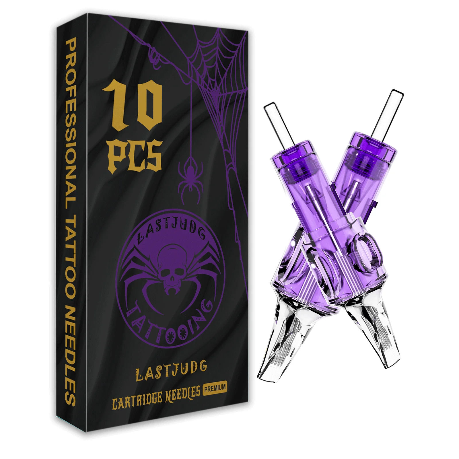 10Pcs LASTJUDG Tattoo Needles High Quality Disposable Tattoo Needles Permanent Makeup Tattoo Cartridge Needle For Tattoo Pen