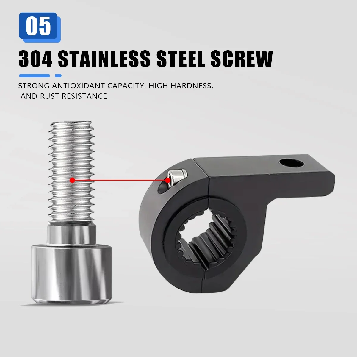 Aluminum Alloy Motorcycle LED Headlight Spotlight Clamps Bracket Tube Mount Motorcycle Fog Light Auxiliary Lamp Holder image 4