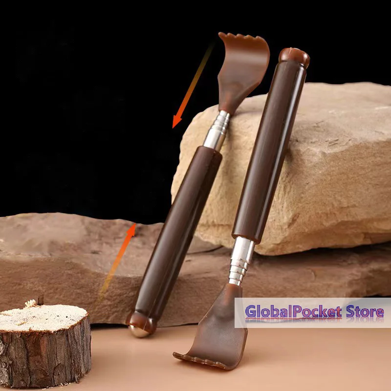 [TG823]Extendable Magnetic Ball Hackle Back Scratcher With Magnet Telescopic  Backscratcher Massager Back Scraper